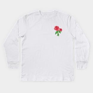 Rose Graphic Kids Long Sleeve T-Shirt